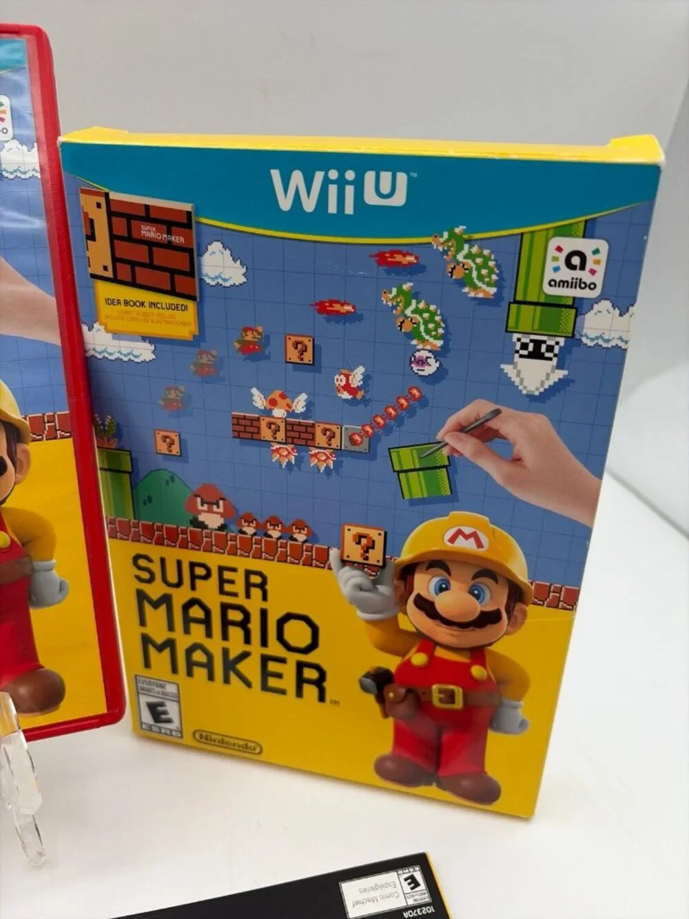 Super Mario Maker (Book Bundle) (Nintendo Wii U, 2015) - CIB Tested Working